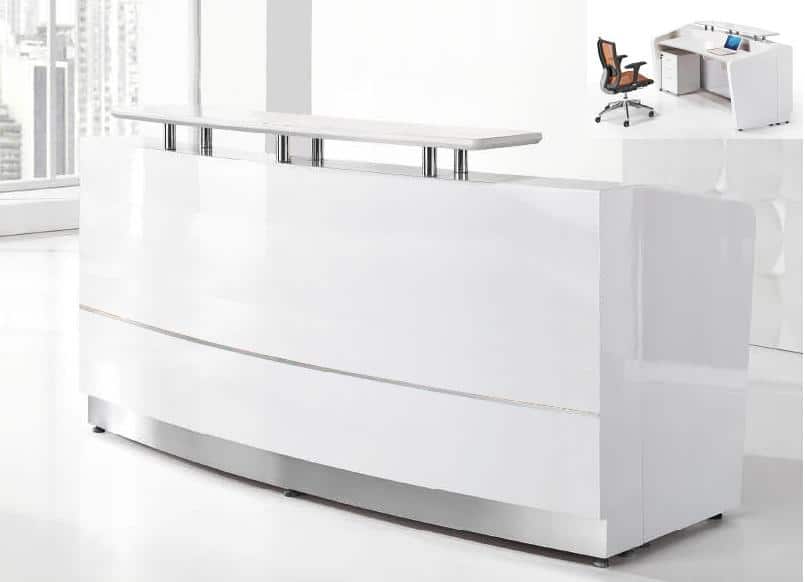 Buy A Nexus Curve Reception Desk 2200 Office Desks Delivery